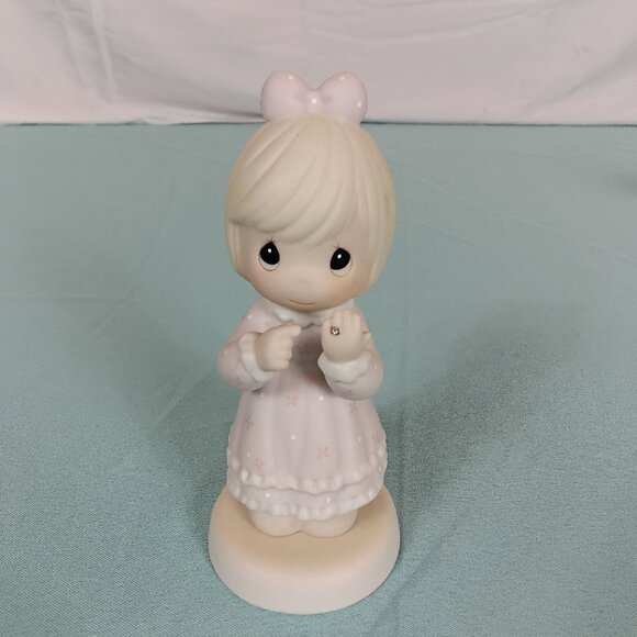 E2- 8 Vintage Gorgeous Precious Moments Figurine ‘I Still Do” 1993 Beautiful Fig - Picture 1 of 6